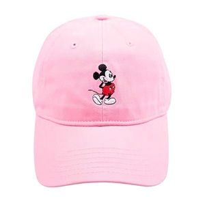 Disney Mickey Mouse Embroidered Cotton Adjustable Hat with Curved Brim